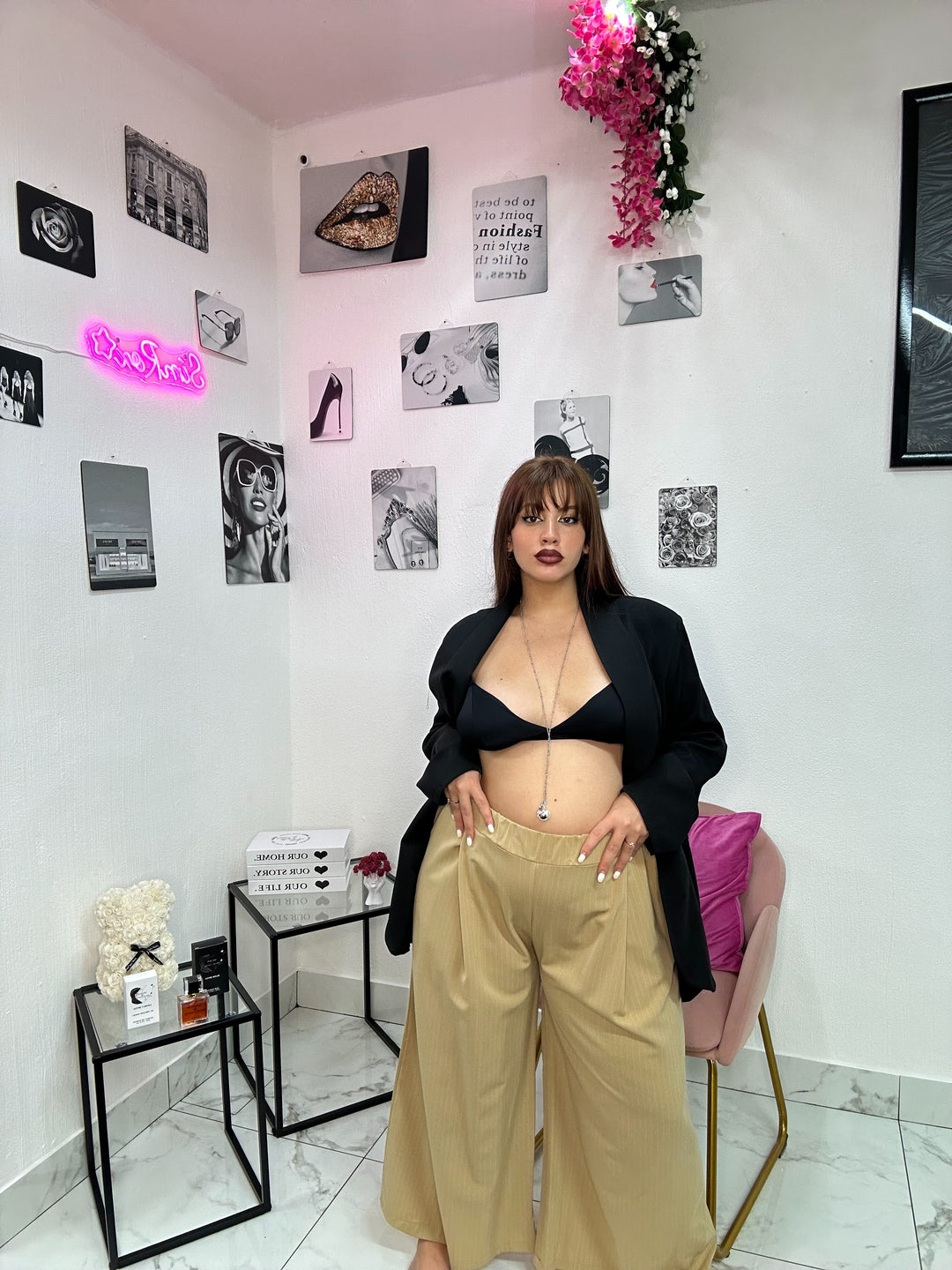PANTALONE GESSATO