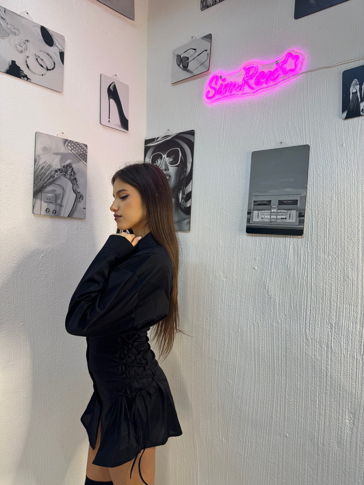 CAMICIA STRINGHE LATERALI