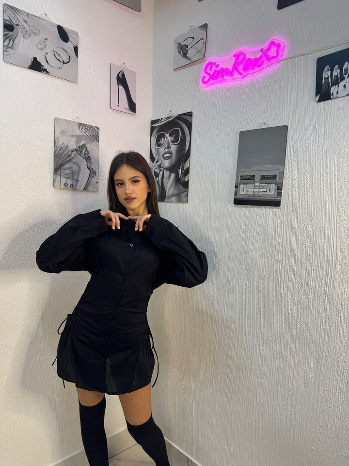 CAMICIA STRINGHE LATERALI