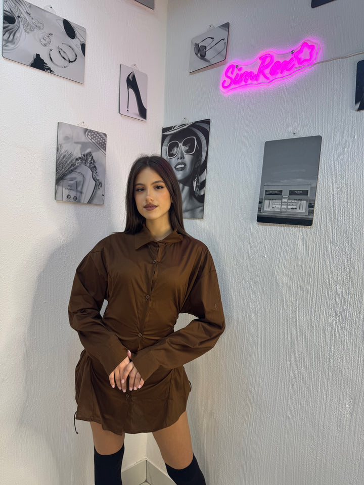 CAMICIA STRINGHE LATERALI