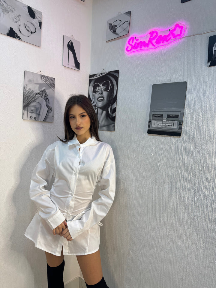 CAMICIA STRINGHE LATERALI